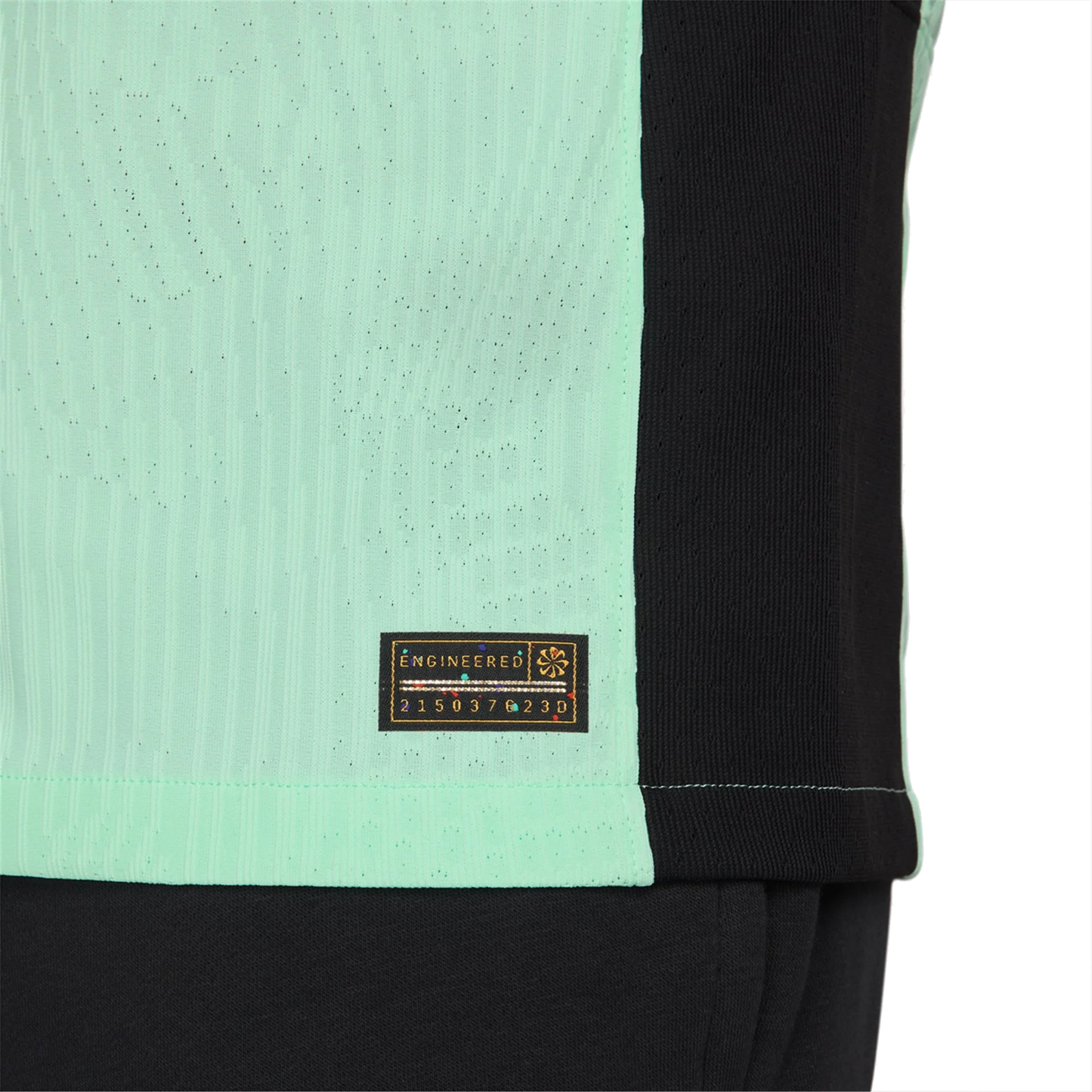 Nike Chelsea Authentic Moises Caicedo Match Vaporknit Third Jersey w/ EPL + No Room For Racism Patches 23/24 (Mint Foam/Black)