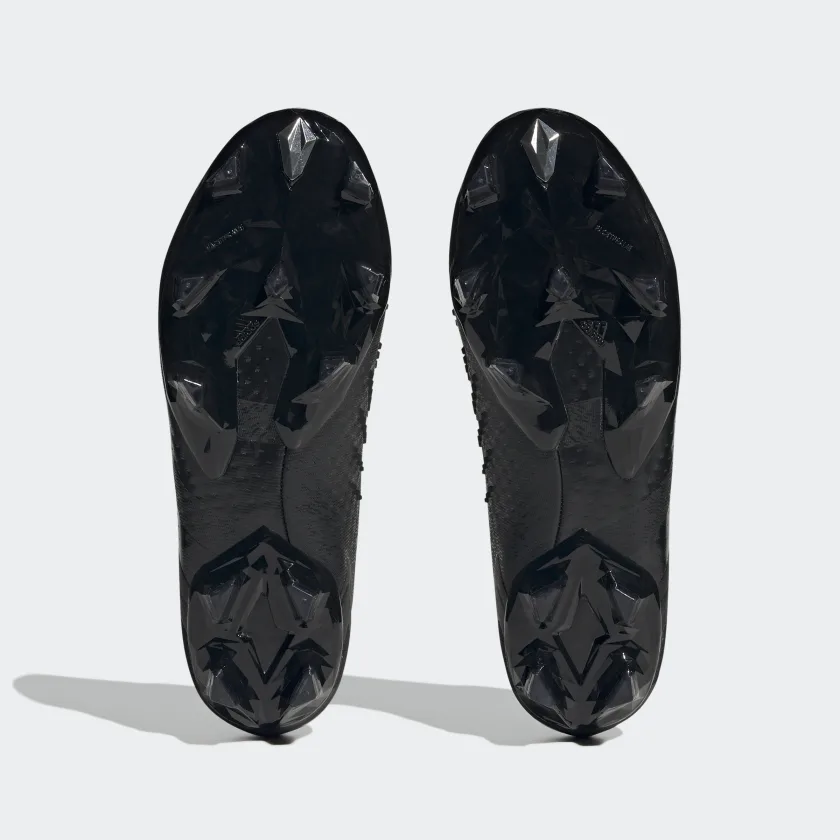 ADIDAS PREDATOR ACCURACY+ FIRM GROUND SOCCER CLEATS-Core Black / Core Black / Cloud White