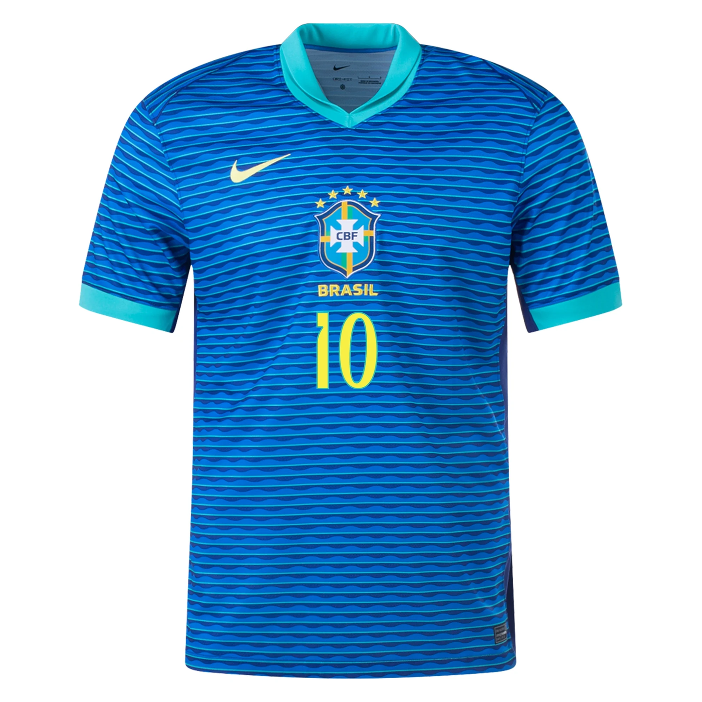 Nike Mens Brazil Neymar Jr. Away Jersey 24/25 (Soar/Dynamic Yellow)