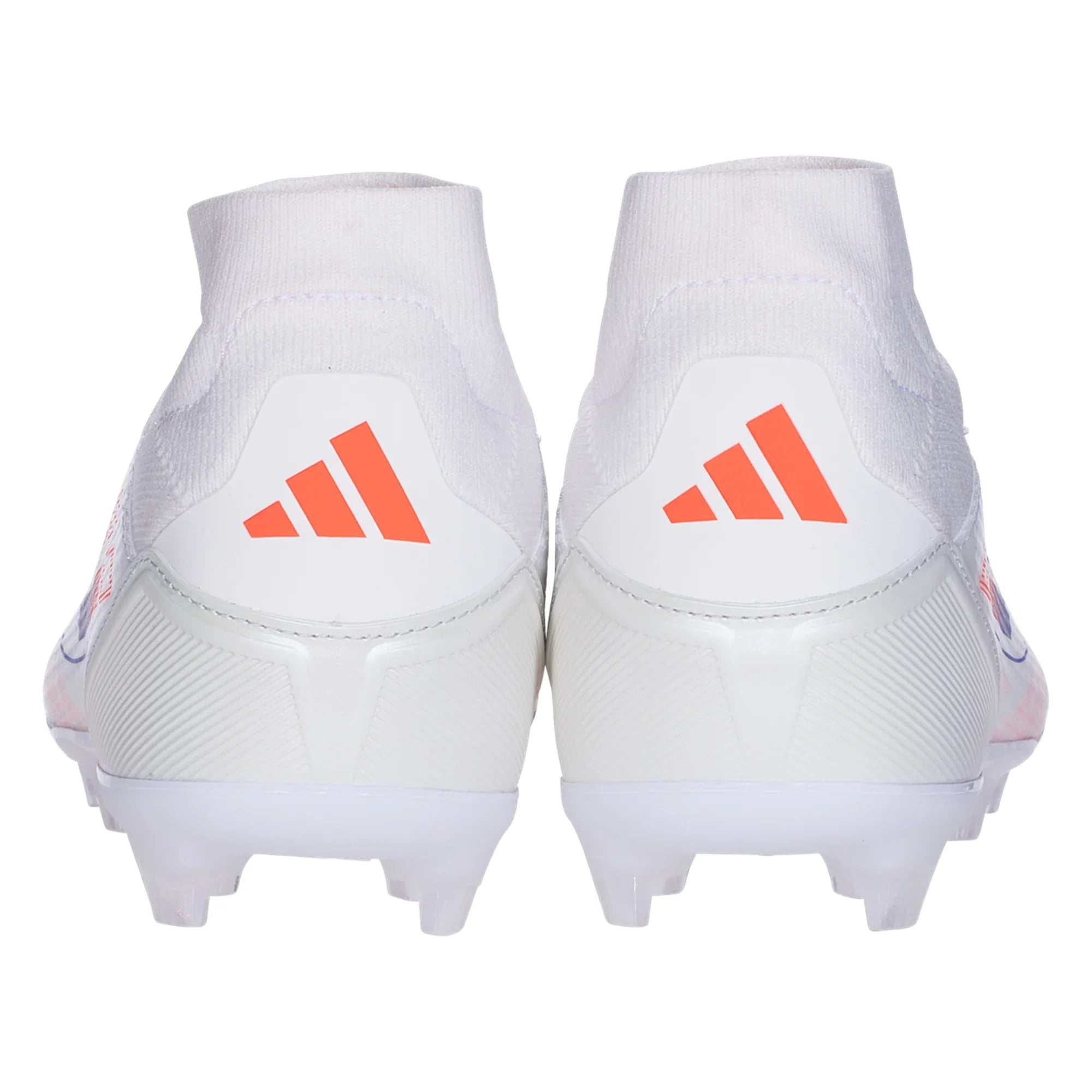 adidas F50 League Mid FG/MG Women’s Firm Ground Soccer Cleat - White/Solar Red/Lucid Blue