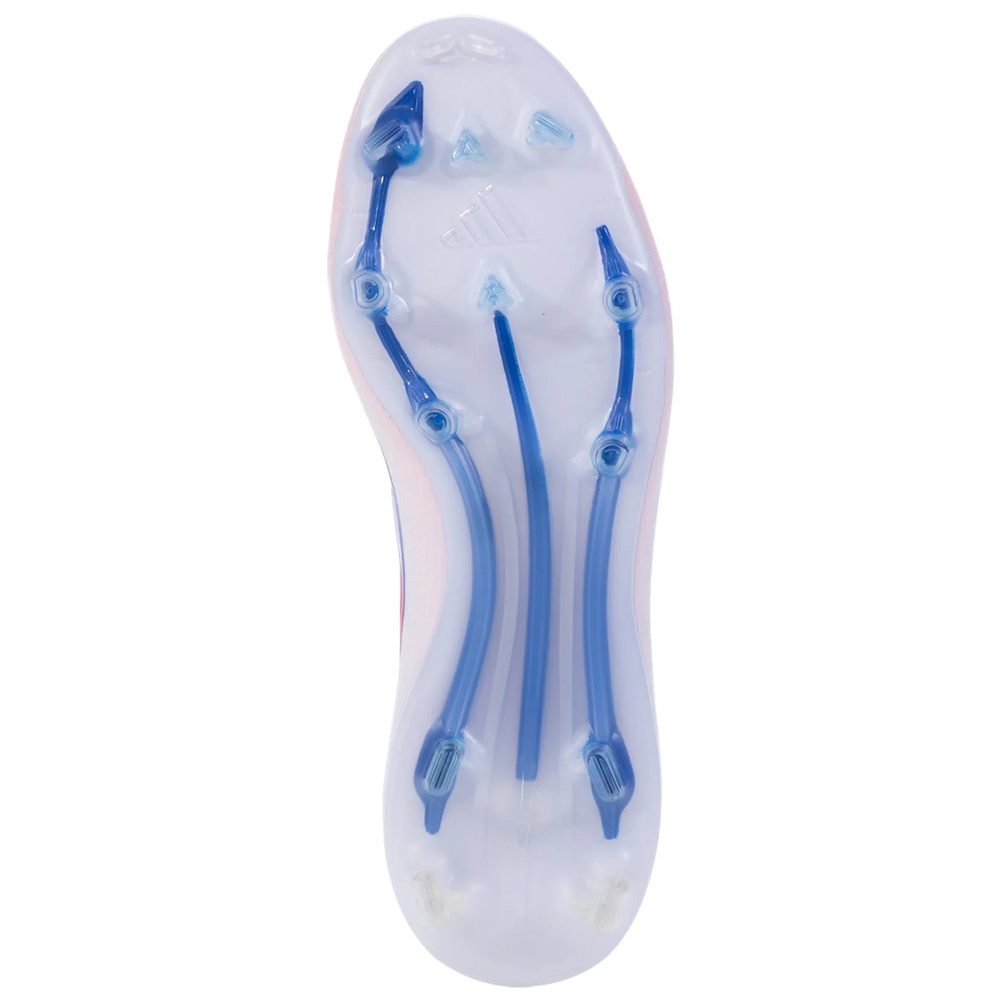 adidas F50 Pro Mid FG Women’s Firm Ground Soccer Cleat - White/Solar Red/Lucid Blue