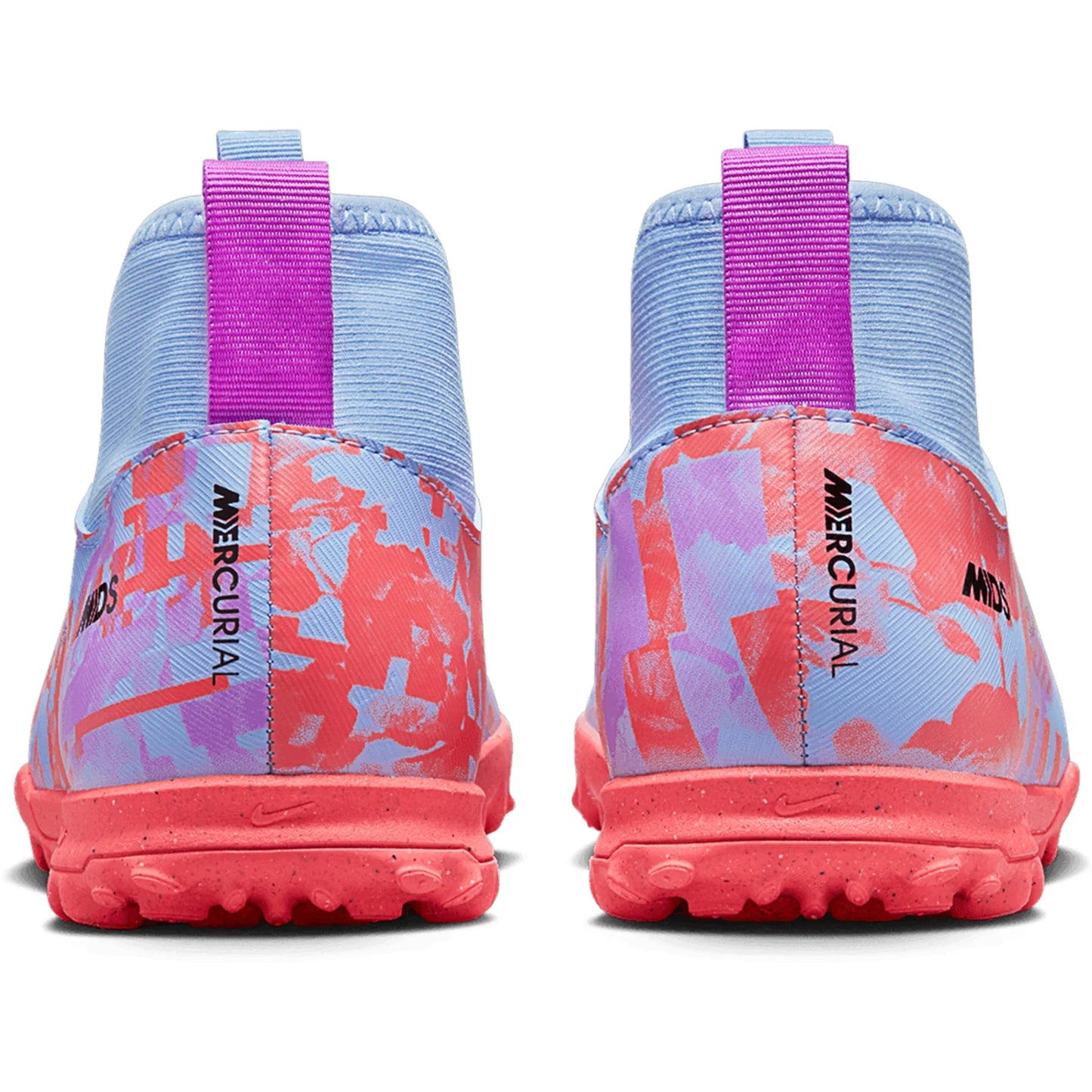 Nike Junior Zoom Mercurial Dream Speed Superfly 9 Academy TF Turf Soccer Shoes - Cobalt/Black/Fuchsia/Pink/Red
