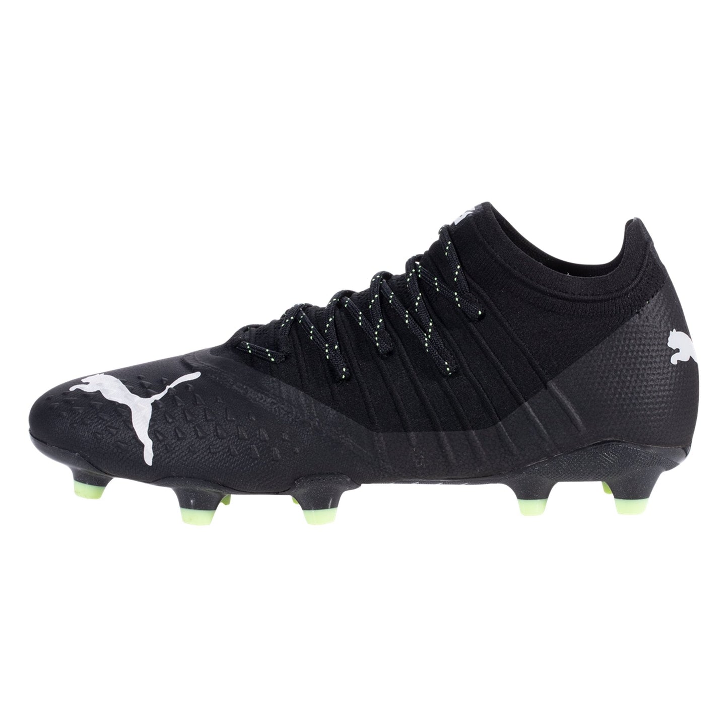 Puma Future 1.3 FG/AG Soccer Cleat Black/White/Fizzy Light