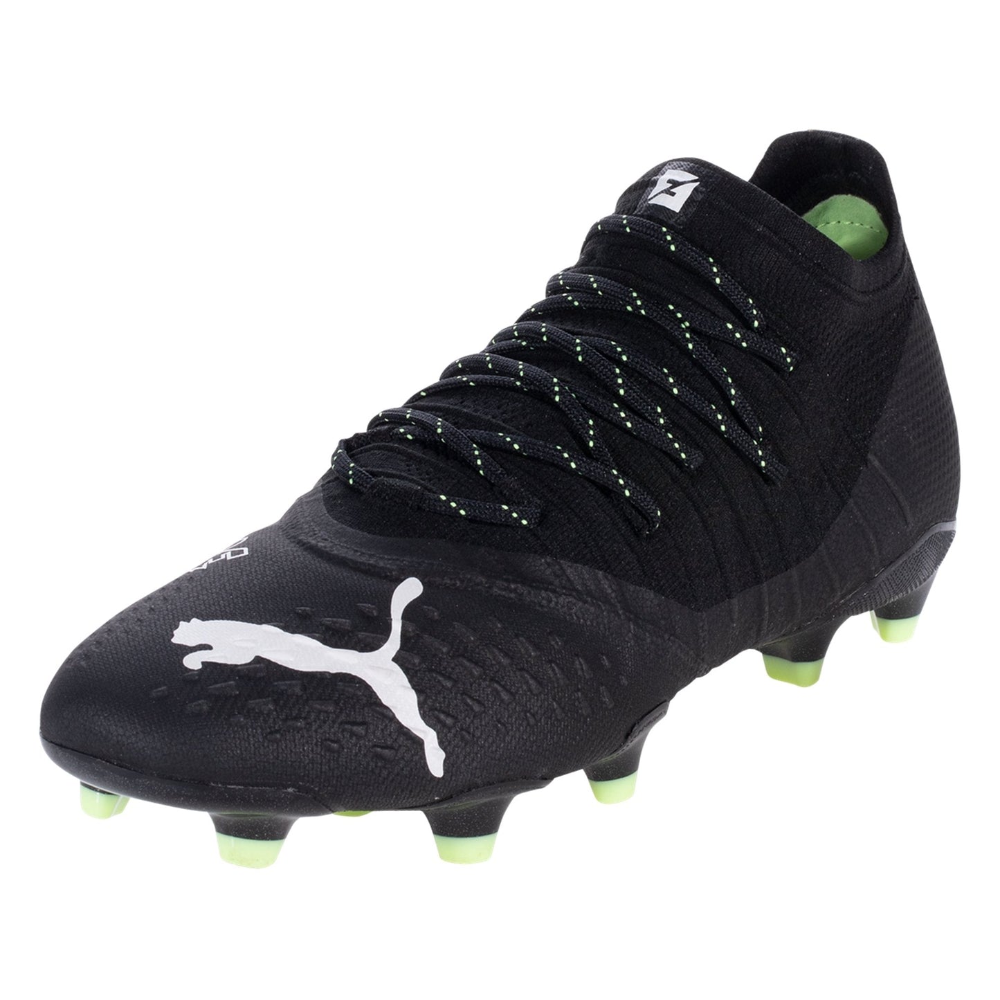 Puma Future 1.3 FG/AG Soccer Cleat Black/White/Fizzy Light