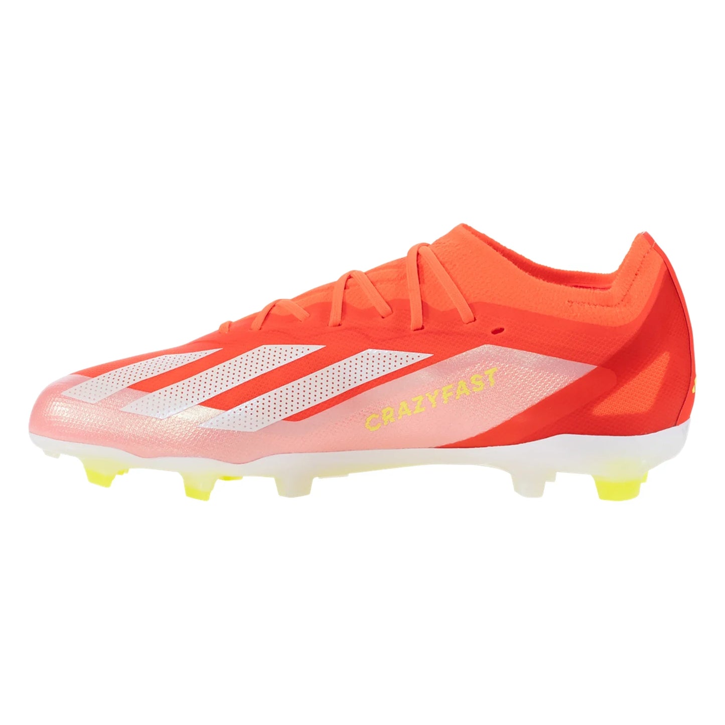 adidas X CrazyFast Elite FG Junior Firm Ground Soccer Cleat - Solar Red/White/Solar Yellow