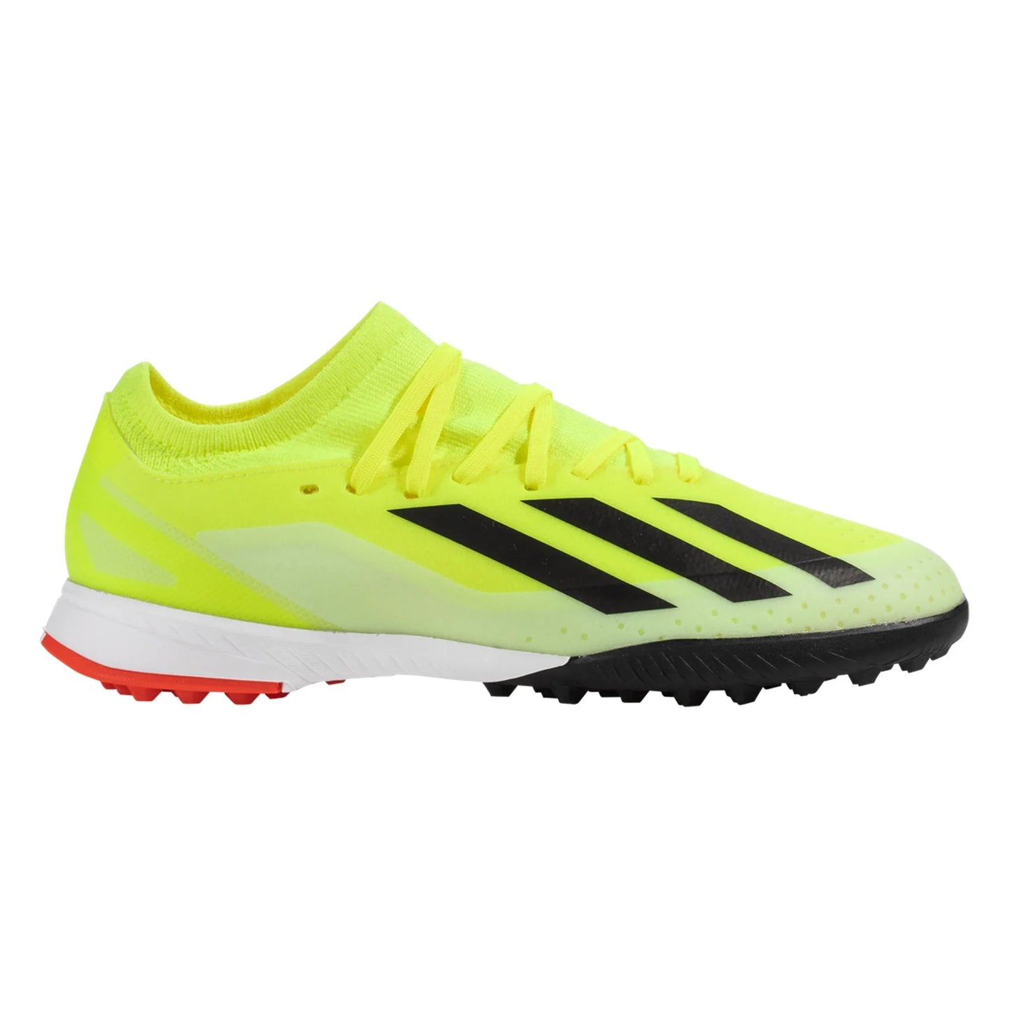 adidas X Crazyfast League TF Junior Turf Soccer Cleat - Solar Yellow/Core Black/White