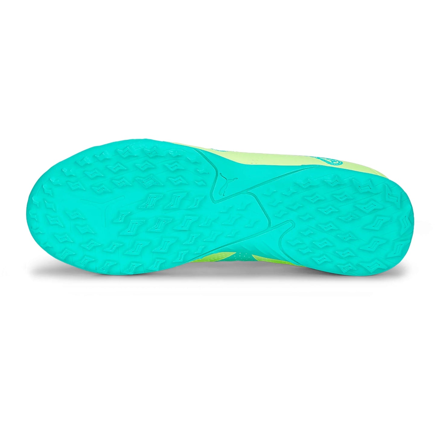 Puma Future Play TT Turf Junior Soccer Cleat- Yellow/Black/Peppermint