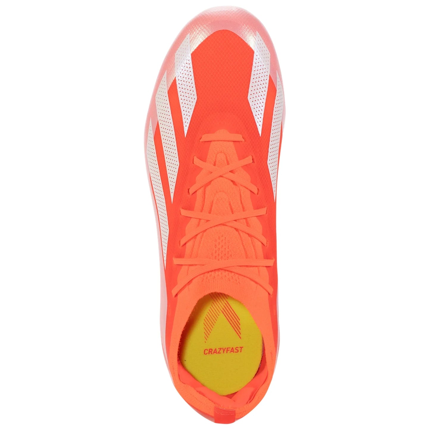 adidas X CrazyFast Elite FG Junior Firm Ground Soccer Cleat - Solar Red/White/Solar Yellow