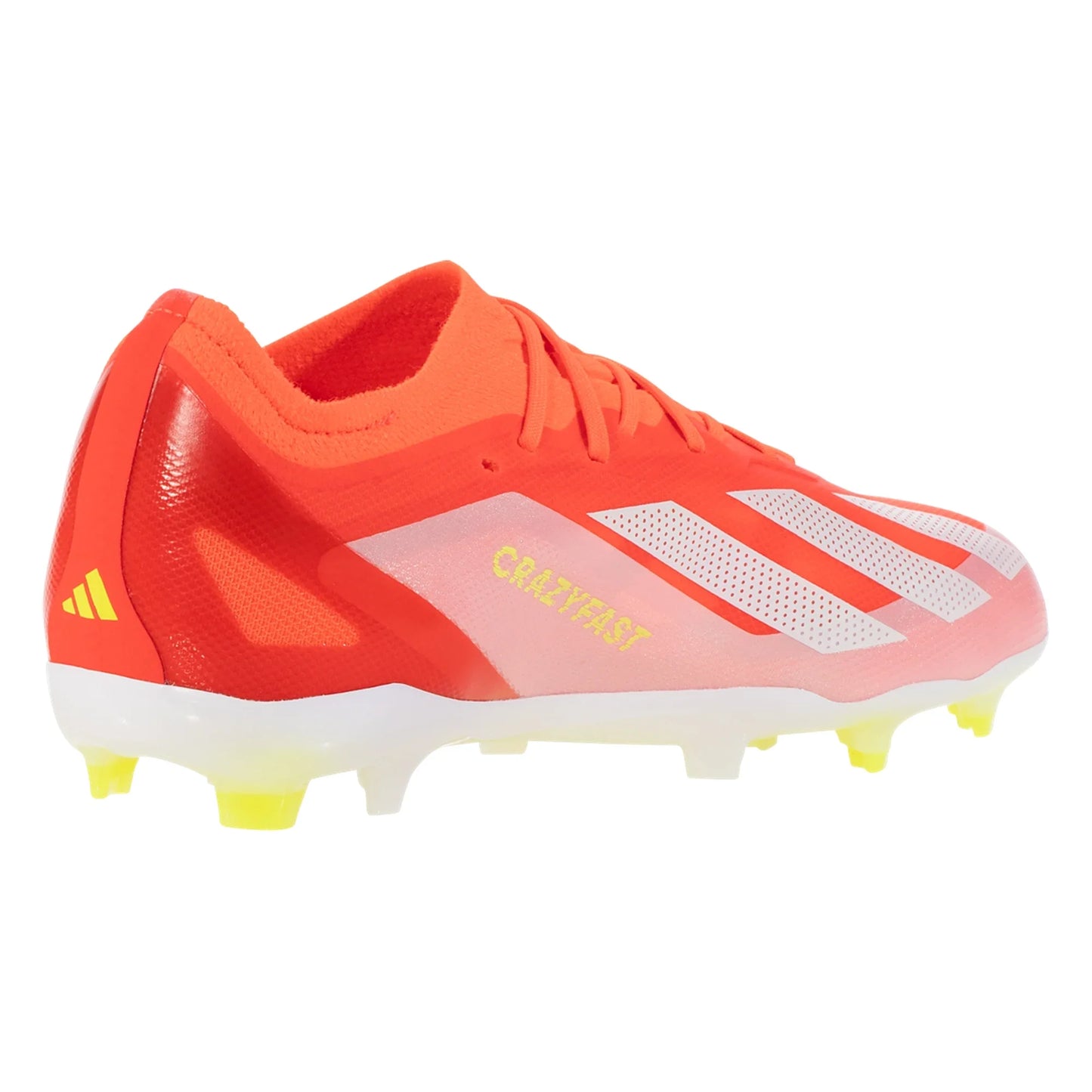 adidas X CrazyFast Elite FG Junior Firm Ground Soccer Cleat - Solar Red/White/Solar Yellow