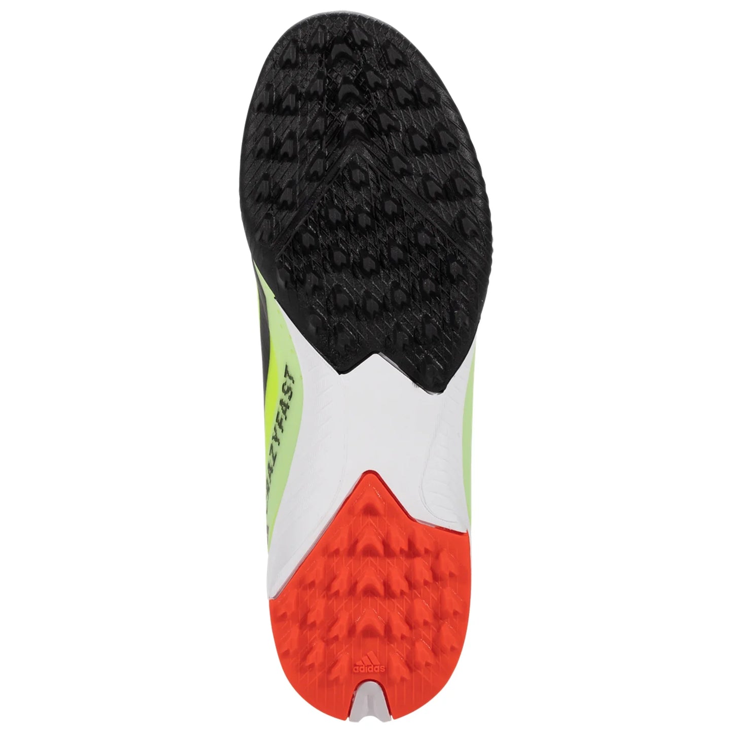 adidas X Crazyfast League TF Junior Turf Soccer Cleat - Solar Yellow/Core Black/White