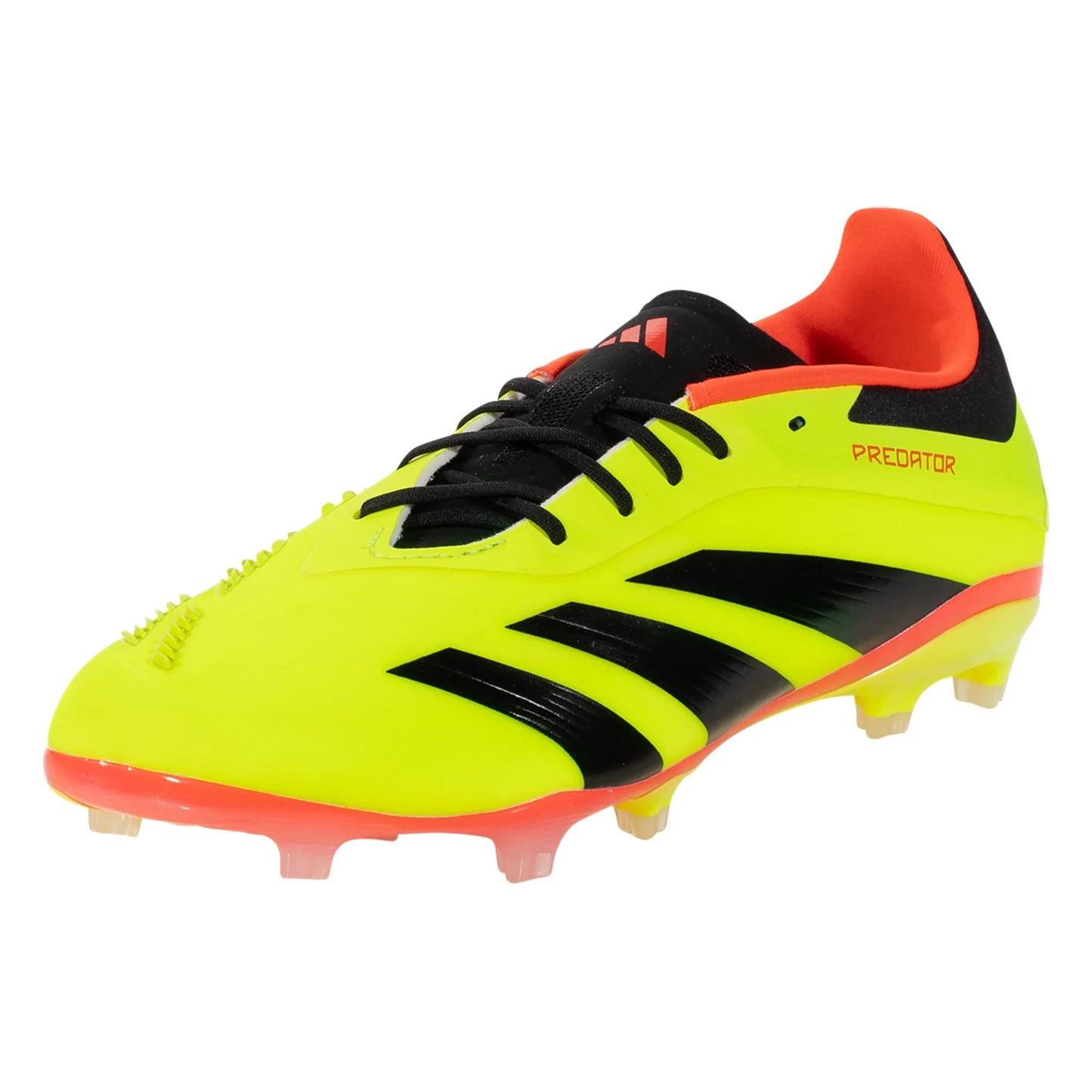 adidas Predator Elite FG Junior Firm Ground Soccer Cleat - Solar Yellow/Black/Solar Red