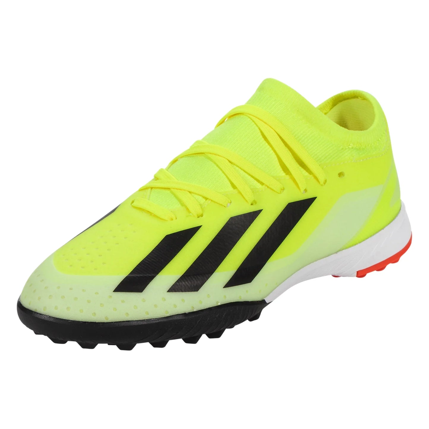 adidas X Crazyfast League TF Junior Turf Soccer Cleat - Solar Yellow/Core Black/White