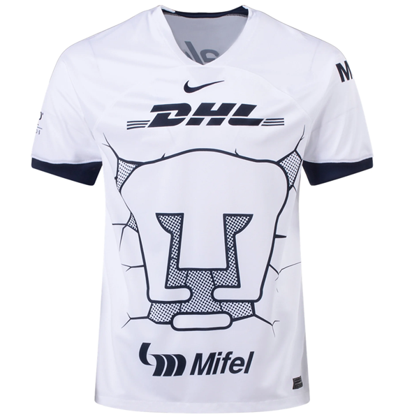 Nike Pumas UNAM Gabriel Fernández Home Jersey w/ Liga MX Patch 23/24 (White/Obsidian)