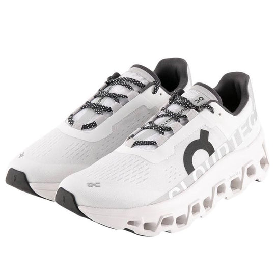 On Running Cloudmonster All White Black