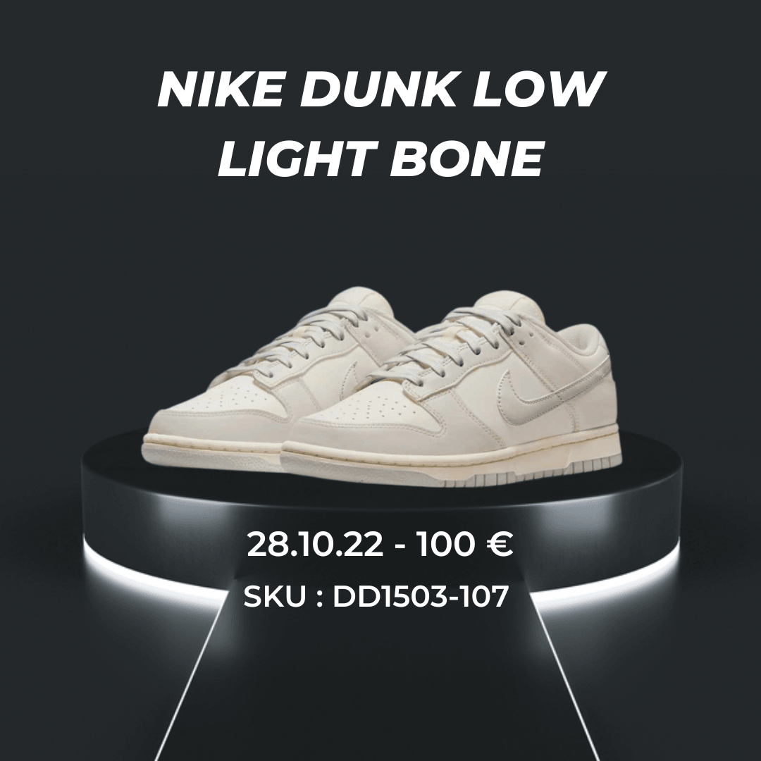 Nike Dunk Low Light Bone - santkicks