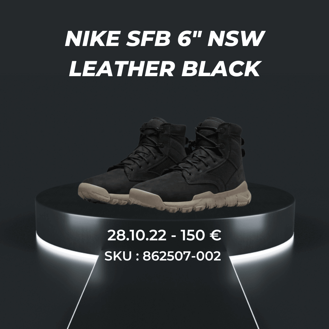 Nike SFB 6″ NSW Leather Black - santkicks