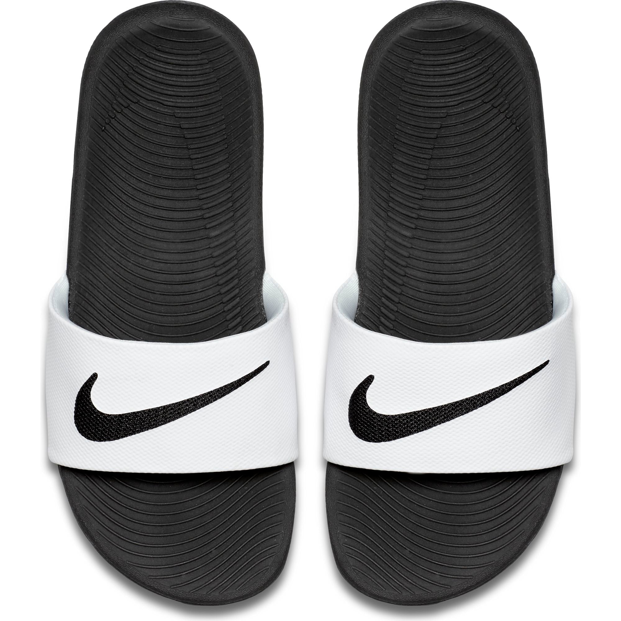 Nike Kawa Kids' Slide Sandals Slides Nike White / Black 11C 