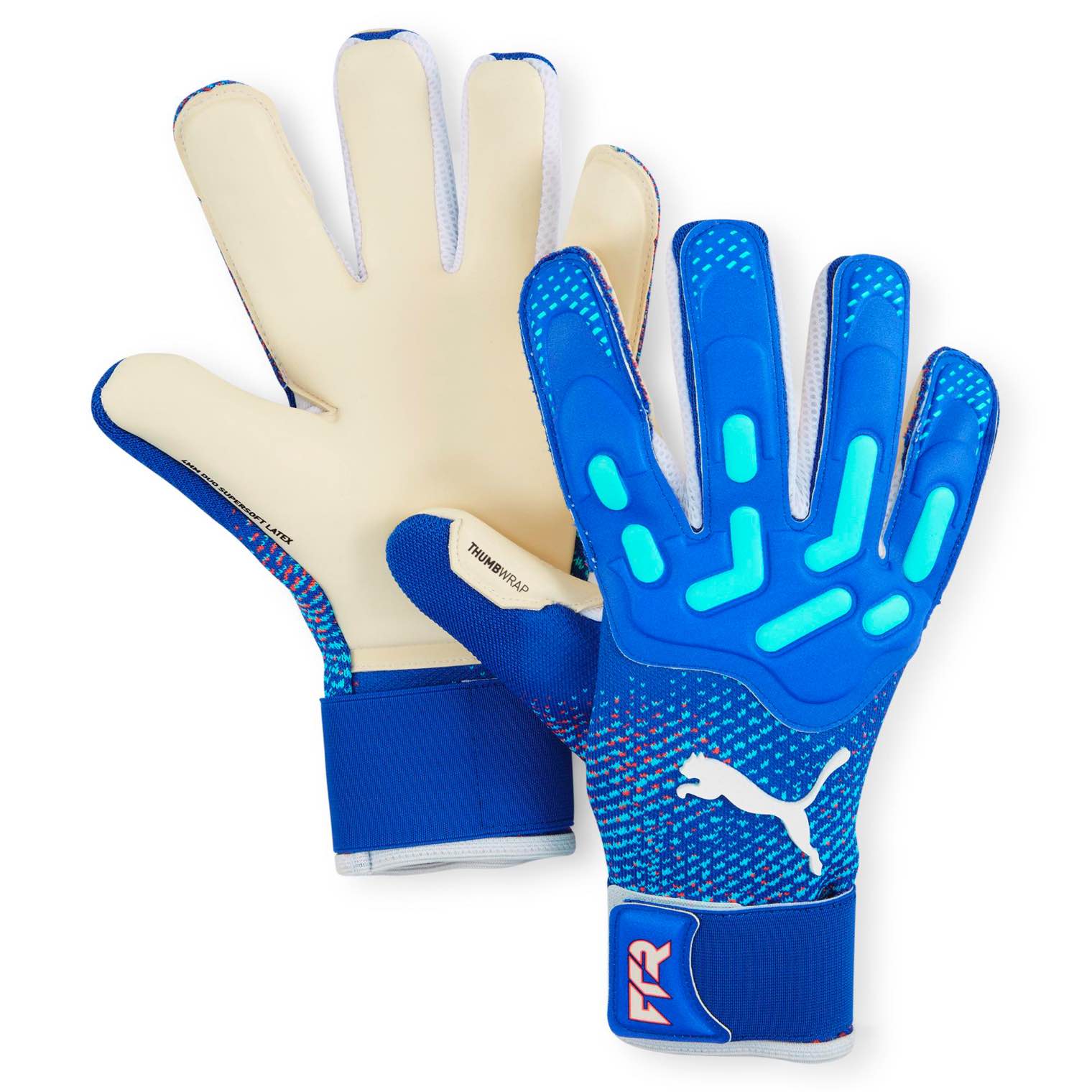 PUMA FUTURE Pro Hybrid Goalie Gloves Puma Blue 7 