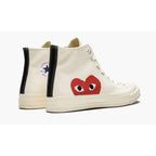 Converse Chuck Taylor All-Star 70s Hi Comme des Garçons PLAY White
