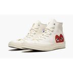 Converse Chuck Taylor All-Star 70s Hi Comme des Garçons PLAY White