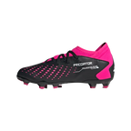 ADIDAS JR PREDATOR ACCURACY.3 FG-Core Black / Cloud White / Team Shock Pink 2