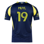 adidas Nashville Authentic Alex Muyl Away Jersey w/ MLS + Apple TV 25/26 (Tena Blue)