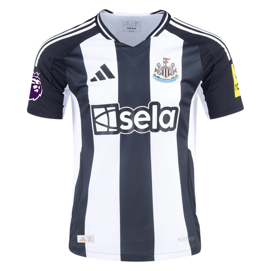 Adidas Newcastle United Authentic Home Jersey w/ EPL Patch 24/25 (Black/White)