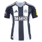 Adidas Newcastle United Authentic Sean Longstaff Home Jersey w/ EPL Patch 24/25 (Black/White)