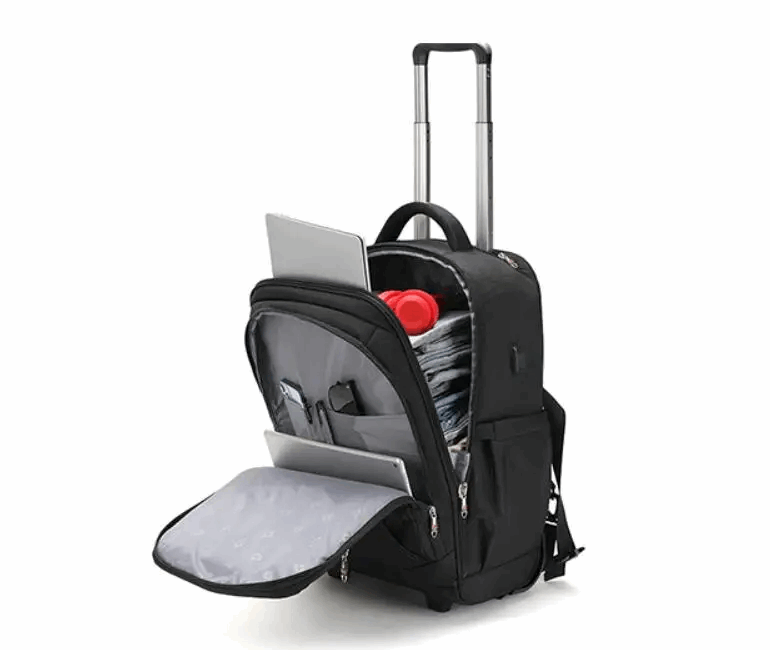Sacs de voyage à roulettes – Sac à dos trolley 20 pouces – Bagage cabine d'affaires élégant et pratique