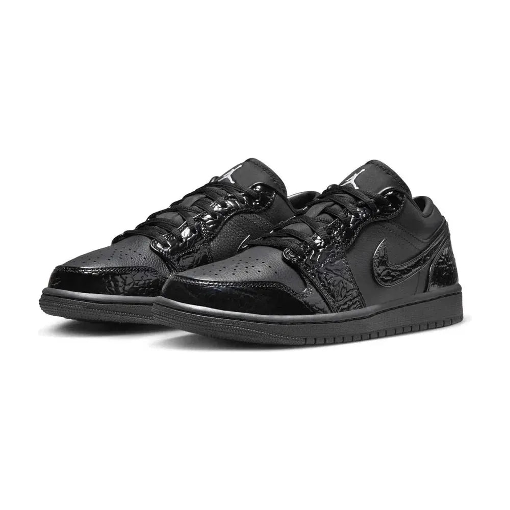 Air Jordan 1 Low Black Croc