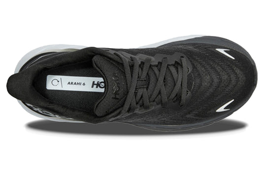 HOKA ONE ONE Arahi 6 Wide 'Black White' 1123197-BWHT