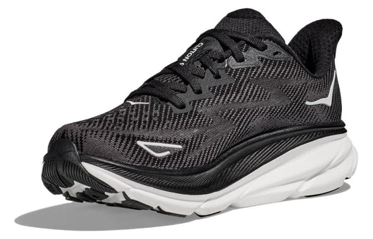 HOKA ONE ONE Clifton 9 Wide 'Black White' 1132211-BWHT