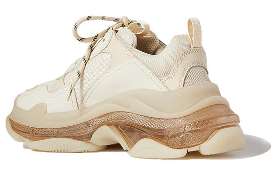 Balenciaga Triple S Clear Sole off white