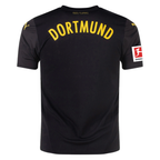 Puma Borussia Dortmund Away Jersey w/ Bundesliga Patch 24/25 (Puma Black/Faster Yellow)
