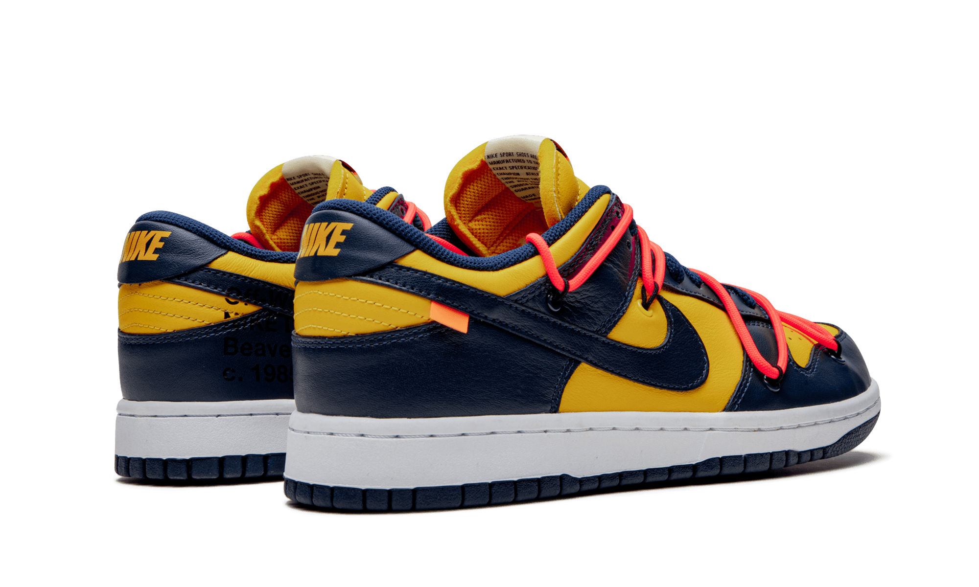 Dunk Low “Off-White - University Gold”