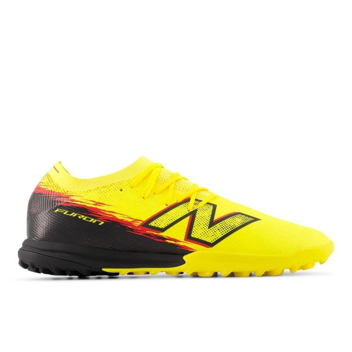 New Balance Furon Elite TF V8 Turf Soccer Cleats-  Punch Yellow/Black