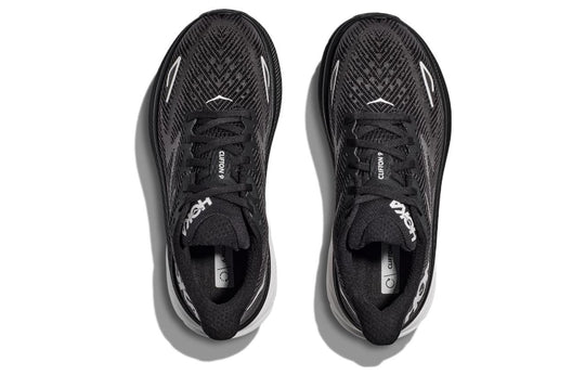 HOKA ONE ONE Clifton 9 Wide 'Black White' 1132211-BWHT