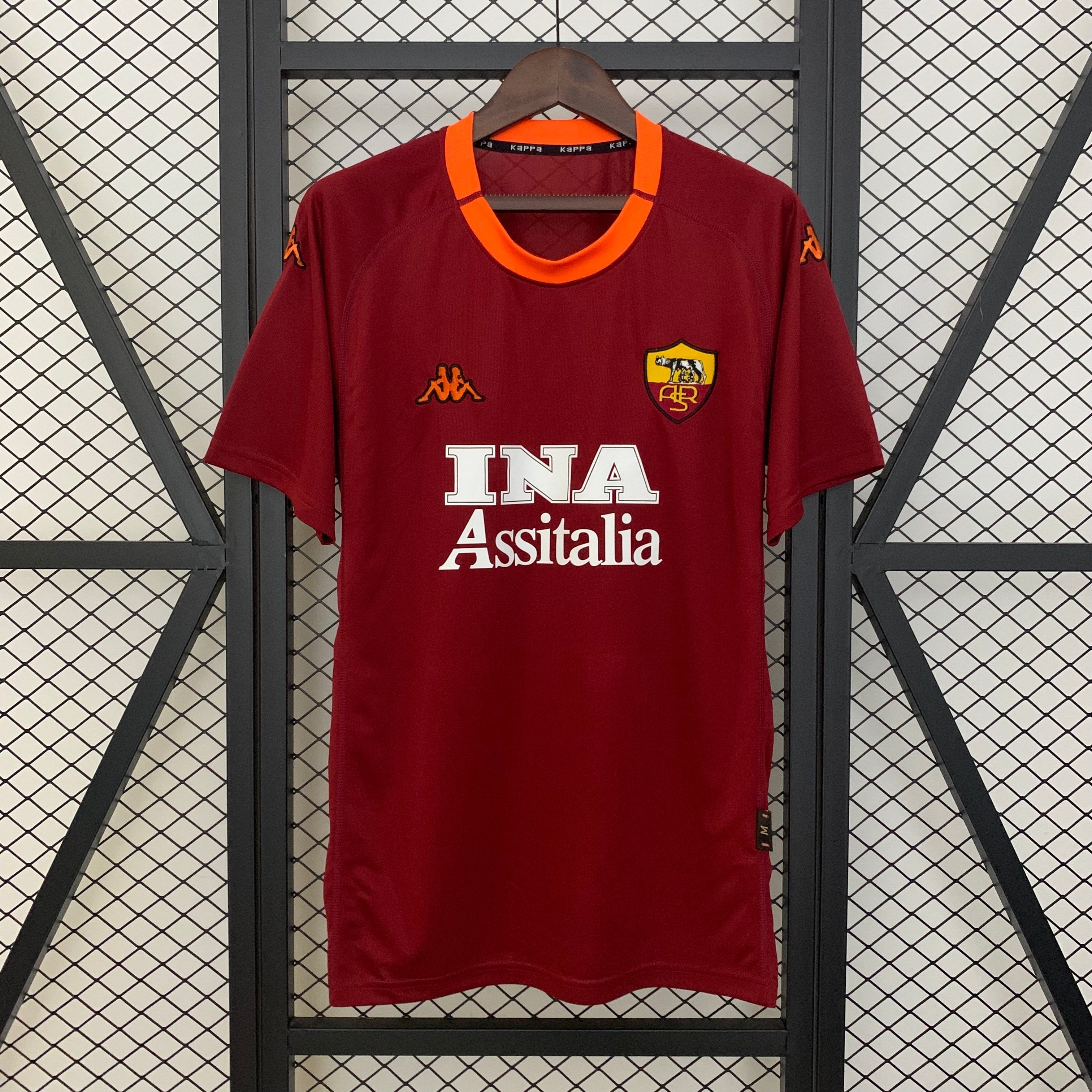Retro AS Roma 2000/01 Home Jersey