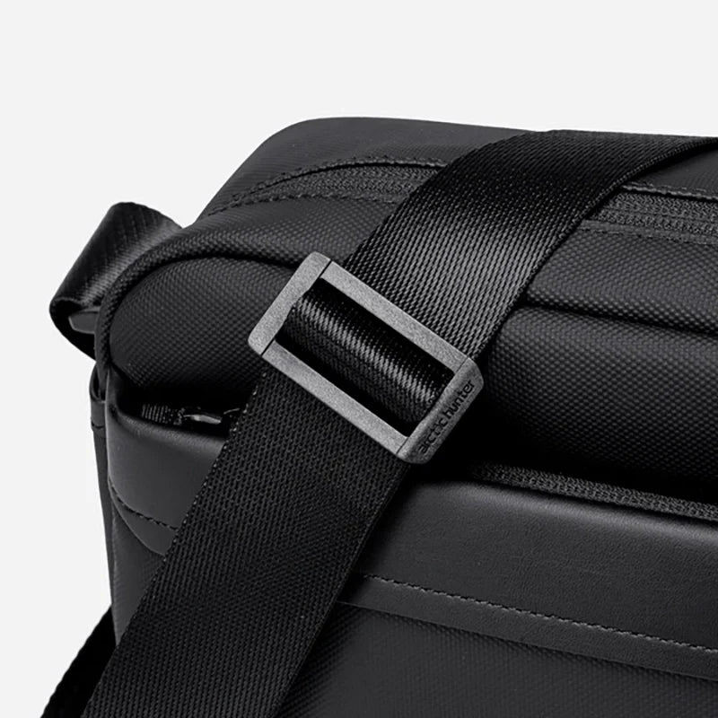 Sac Bandoulière Imperméable Unisexe – Sacoche Crossbody Oxford Multicompartiments Noir