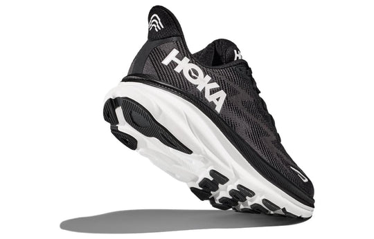 HOKA ONE ONE Clifton 9 Wide 'Black White' 1132211-BWHT