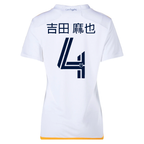 adidas Womens LA Galaxy Maya Yoshida Home Jersey 24/25 (White/Yellow/Navy)