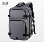 Grand sac à dos pour ordinateur portable 15,6 pouces unisexe, sac à dos d'affaires multifonction, imperméable avec port de charge USB intégré,
