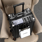 Ensemble de 3 Valises avec Porte-Gobelet Intégré