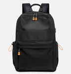 Sac à Dos pour Ordinateur Portable 15.6 Pouces – Imperméable avec Port de Charge USB – Idéal pour Loisirs, Travail et École – Noir