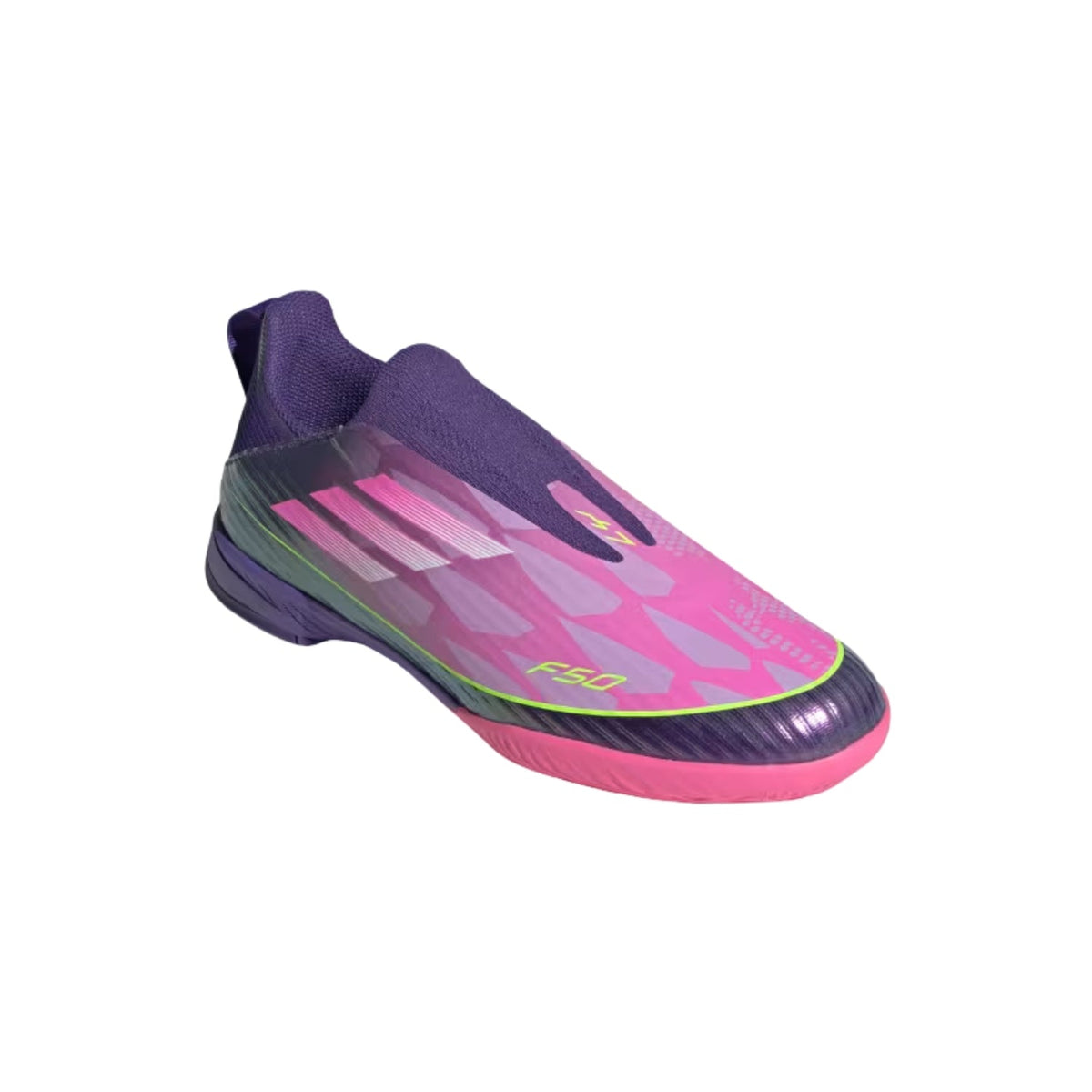 adidas Junior F50 League Laceless "Lamine Yamal" Indoor Soccer Shoes