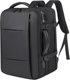 Sac à dos de voyage extensible 20-35L, sac de cabine imperméable pour ordinateur portable et randonnée