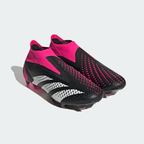 ADIDAS PREDATOR ACCURACY+ FIRM GROUND SOCCER CLEATS-Core Black / Cloud White / Team Shock Pink 2