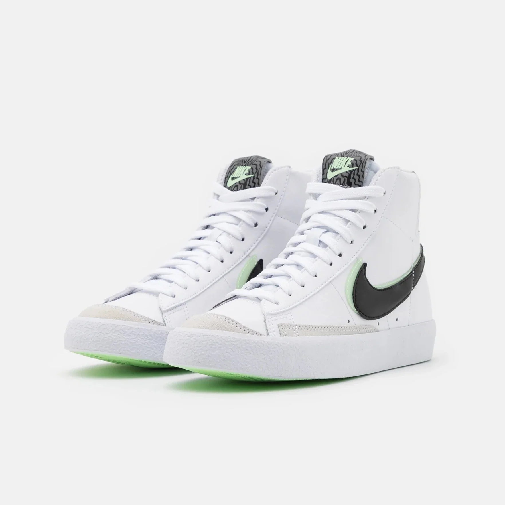 Blazer mid 77 white black green (gs)