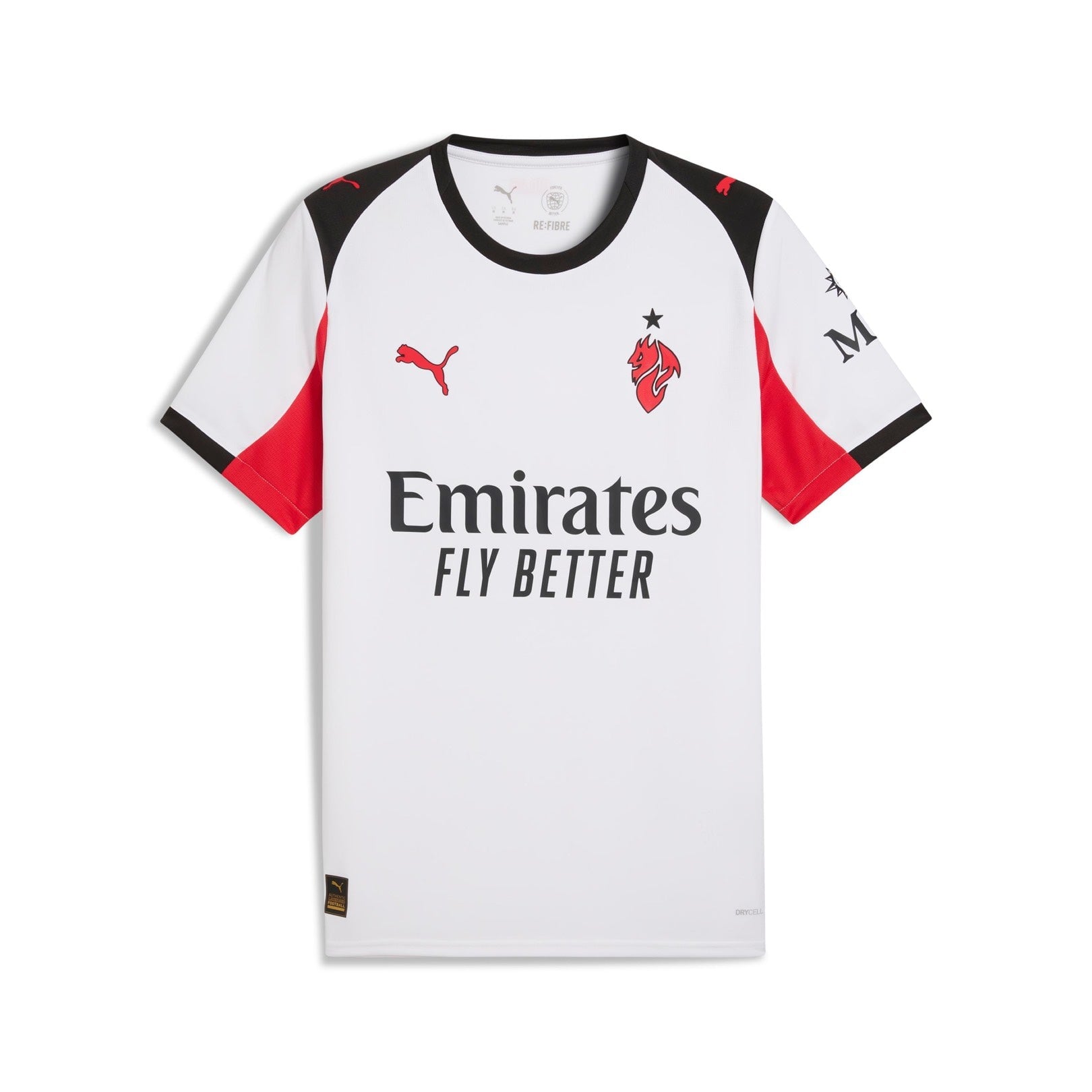 AC Milan 25/26 Away Jersey Official Jerseys PUMA White S 