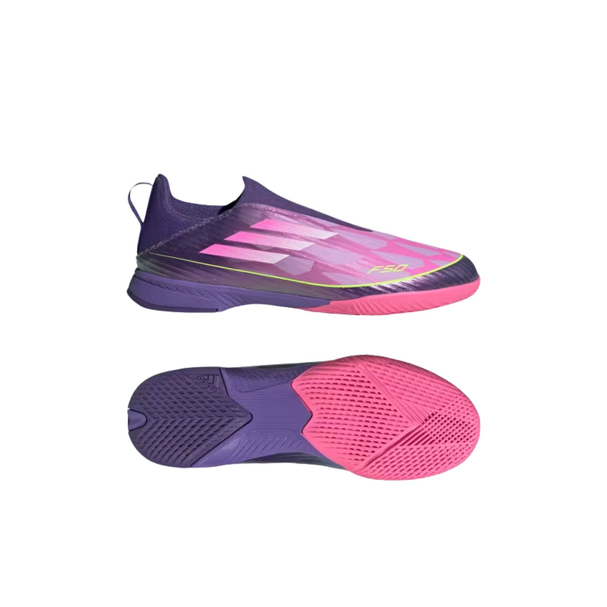 adidas Junior F50 League Laceless "Lamine Yamal" Indoor Soccer Shoes
